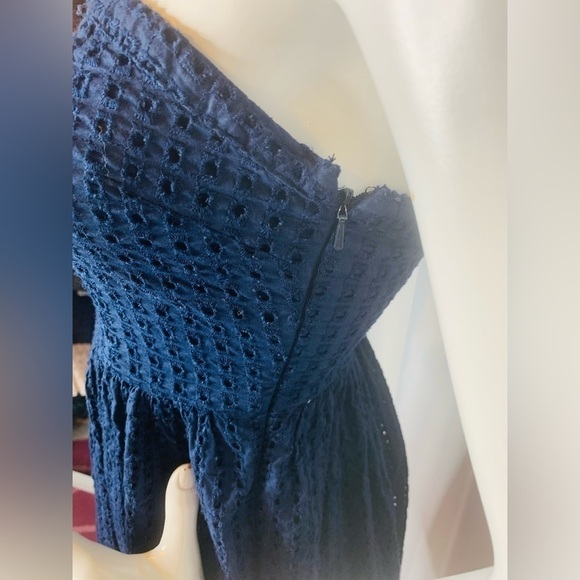 Old Navy Blue Eyelet Dress - Picture 5 of 7